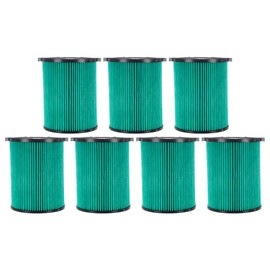 7 Pack Cartridge Filter Replacement Part # 97457 Compatible with RIDGID VF6000, 5-20 Gallon Wet & Dry Vacuums, Washable & Reusable