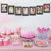 20 Pcs Paper Frames Photo Banner, 4x6 Inch Black Paper
