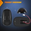 Nilight LED Cab Marker Lights 5 PCS 9 LED Smoke
