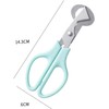 Wakauto 2piezas Tijeras Para Huevos De Codorniz De Acero Inoxidable