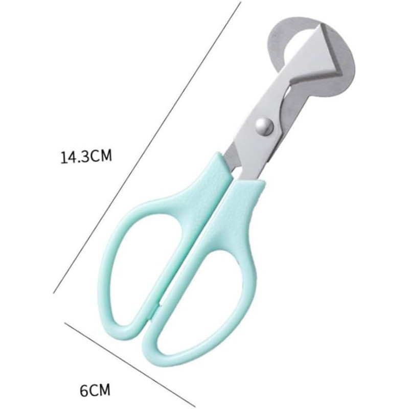 Wakauto 2piezas Tijeras Para Huevos De Codorniz De Acero Inoxidable