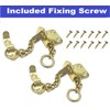 TERF® Heavy Duty Door Chain Polished Brass Narrow Design Door