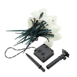 2 Pcs Outdoor Solar String Mini Mushroom Lights 8 Modes LED String Light for Garden Patio Yard Landscape Party Lawn Decoration
