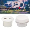 RV Mini Vent Fan White Round Noiseless Compression Resistant Vent