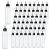 LISHINE 50 Pack 4oz Plastic Squeeze Bottles with Twist Top