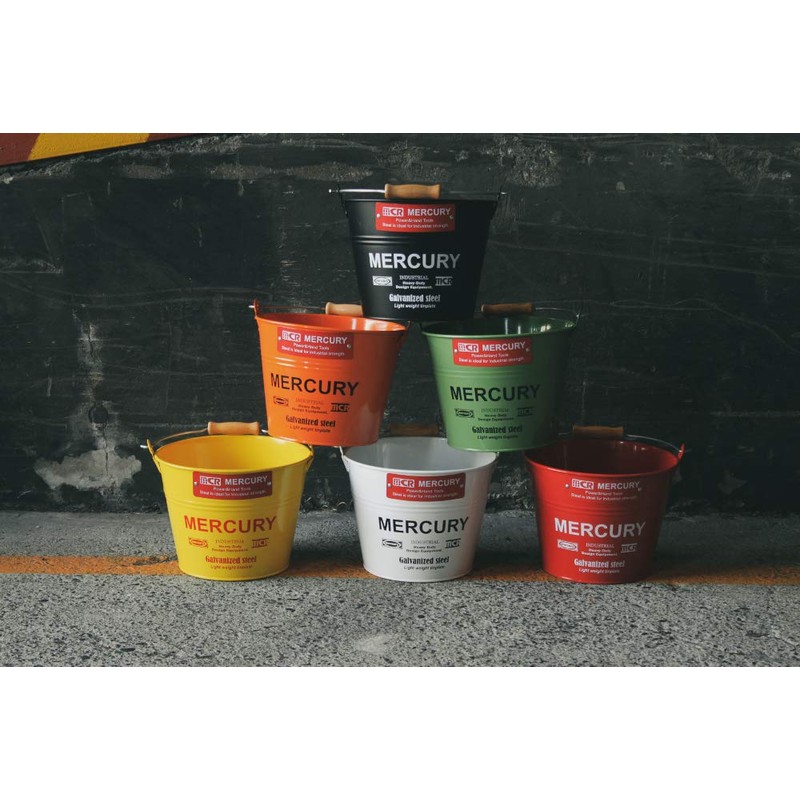 Mercury ME048158 Interior Bucket, Cleaning, Storage, Tinboard, Small, 1.6 gal