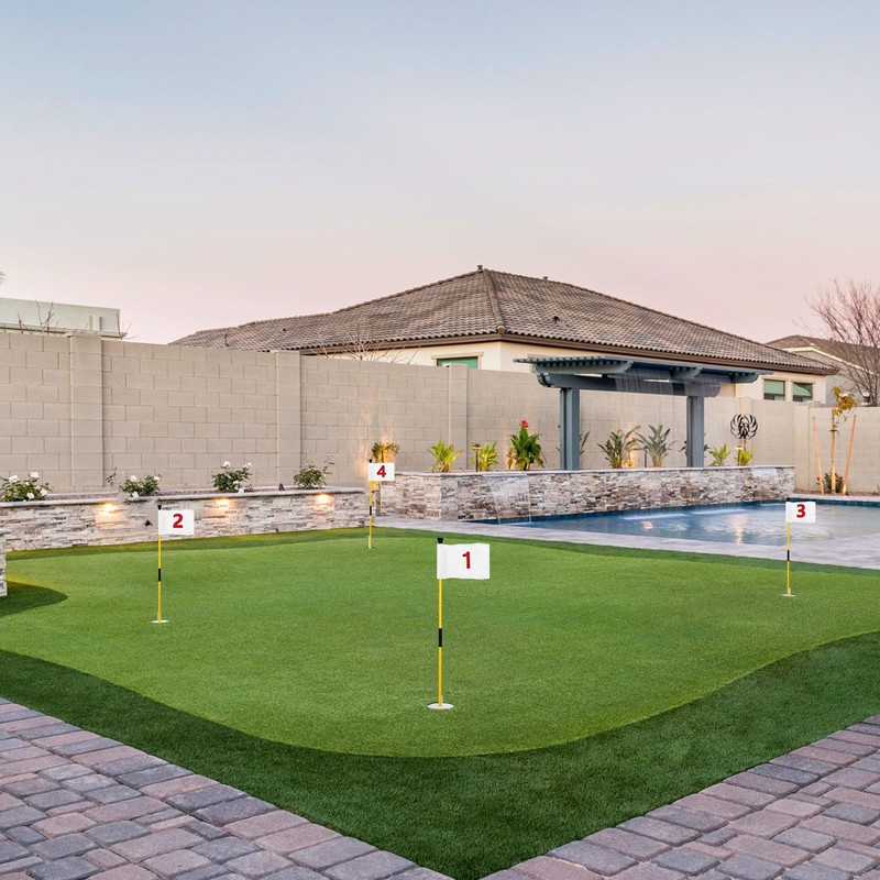 KINGTOP Numbered Golf Flag 8x6 Inch – Upgraded Double Layer