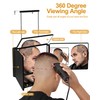 5 Way 360 Barber Mirror with Light for Self Hair
