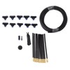 Above Ground Sprinkler System with 360 Degree Adjustable Bendable Nozzle