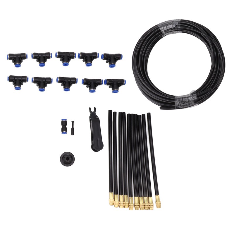Above Ground Sprinkler System with 360 Degree Adjustable Bendable Nozzle