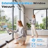 Window Vacuum Squeegee with Extendable Pole, Electric Window Cleaner Tool