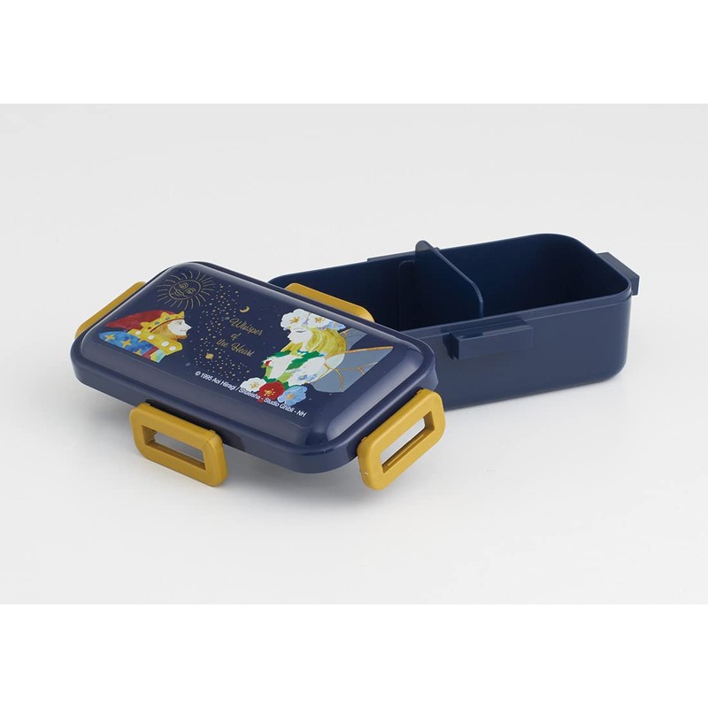 Skater Ag+ Silver Ion, Antibacterial, Fluffy, Dome-Shaped Lid, Bento Box,