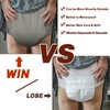 Panitay 8 Pcs Adult Diaper Cover Incontinence Leakproof Plastic Pants