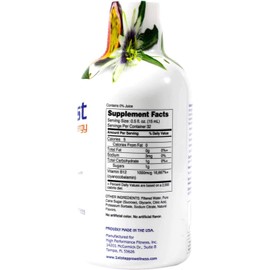 High Performance Fitness, Inc. 1st Step Liquid B-12 Tropical Blast 16-Ounce, 1 Bottle