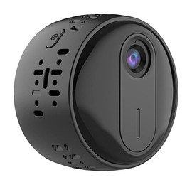 ZINKER Mini Camara Espia WiFi Oculta de 4cm Full HD 1080p Visión Nocturna Micrófono con Batería de Respaldo de 90 Minutos. App V380pro