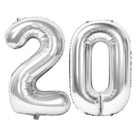 Siumir Number Balloons Rose Gold Foil Number Balloons 10th Birthday Balloons Giant Digital Balloons for Birthday Party, Wedding, Anniversary