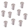 Leonard Furniture Knobs Diameter 16 mm Brushed Stainless Steel Pack