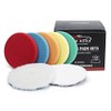 Buffing Polishing Pads 5 Inch, CAR ROAD 7PCs 5.5 Inch