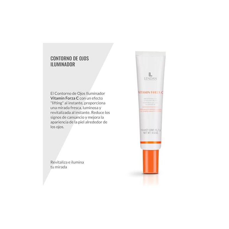 Lendan Crema Contorno De Ojos Iluminador Con Vitamin C 15ml