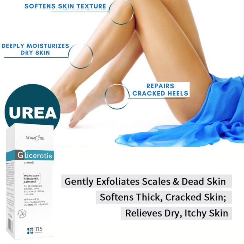 GliceroTIS Cream 50 g - Scars, Keratosis, Psoriasis, Relieving, Moisturising,