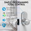 MiLocks TKK-02SN Tkk-Sn Digital Door Knob Lock with Electronic Keypad,