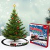 Christmas Toy Train Set, Electric Train Toy with Light and
