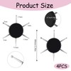 4 PCS 6 in 1 Circular Nail Dotting Tools Nail
