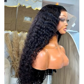 Unprocessed Raw Human Hair Bundles Cambodian Natural Wave Wavy Hair Cuticle Aligned Double Weft Raw Burmese Hair Kinky Curlycolor: 1 Straight, Stretched Length: 20 Inches