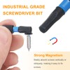 HARFINGTON 4pcs H2.5 Hex Screwdriver Bit 1/4" Hex Shank 25mm/1"
