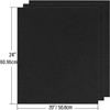 Golden State Art, Pack of 10, 3/16" Thick, 20x24 Black
