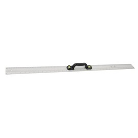 Dapetz ® Aluminium Rule Spirit Level Ruler Straight Edge - 900mm with Rebated Edge Durable Extruded Aluminium Construction Clearly-Marked Metric & Imperial Graduations