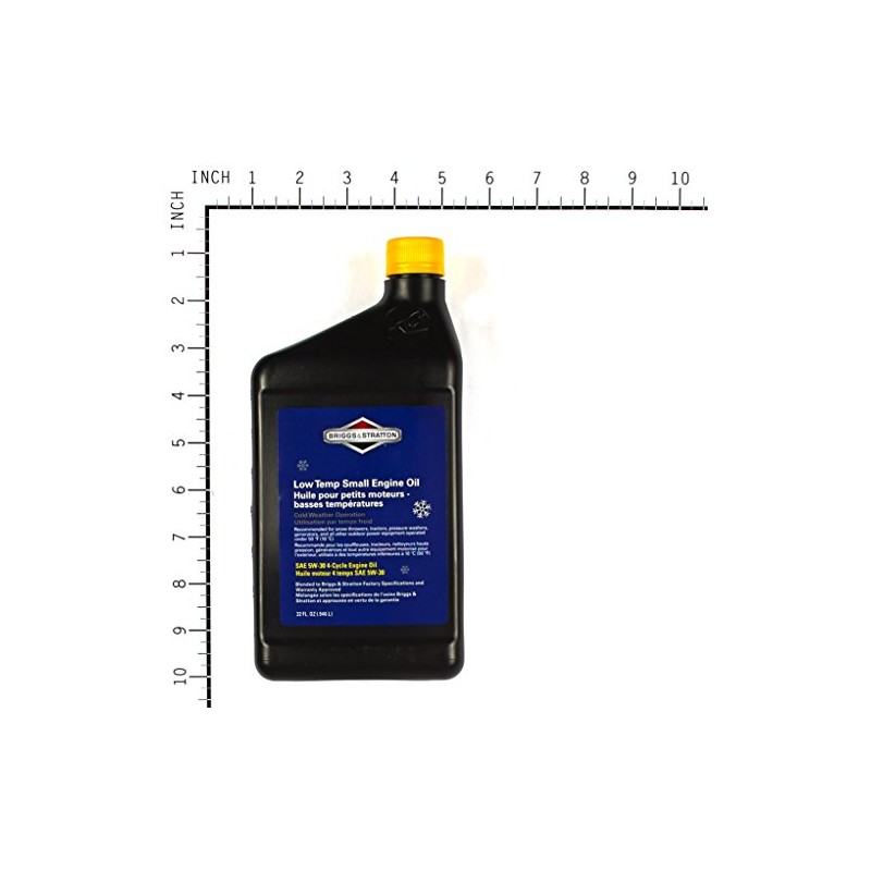 Briggs & Stratton 100030C SAE 5W-30 4-Cycle Snow Thrower Oil