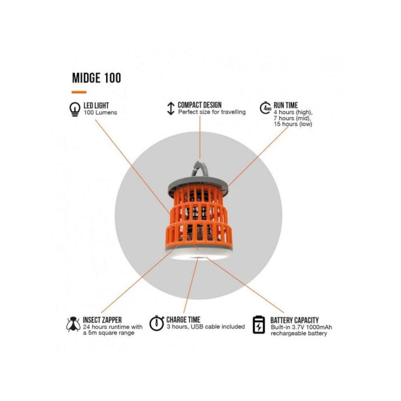 Vango Midge 100 Camping Lantern