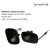 2Pcs Side Mirror Logo LED Welcome Lights Puddle Lamp Projector