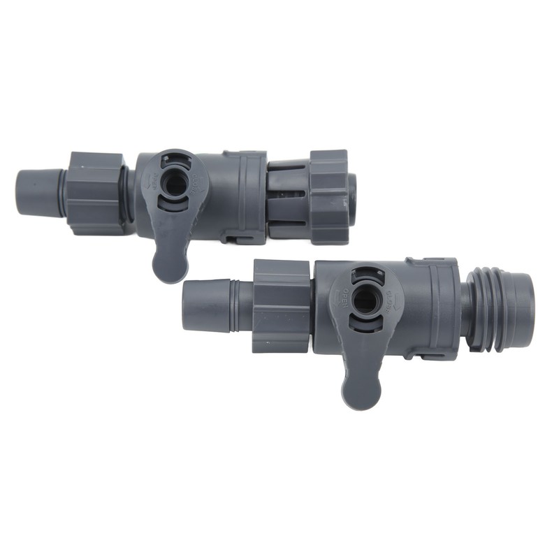 Aquarium Water Control Connector Double Valve Leakage Proof Quick Release