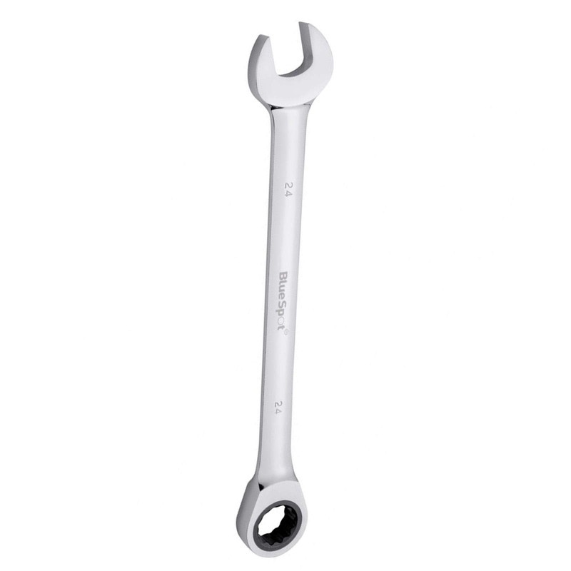 Blue Spot Tools 05120 24mm Chrome Vanadium Ratchet Spanner Fixed