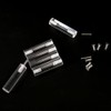 Right angle 3-layer Acrylic Risers, Clear Rectangular 8cm Wide Tiered