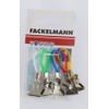 Fackelmann TECNO Aufhängeclips 4er Set farbig