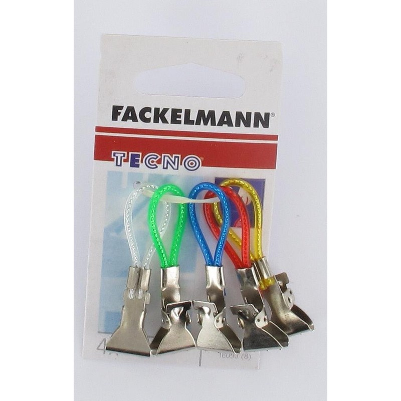 Fackelmann TECNO Aufhängeclips 4er Set farbig