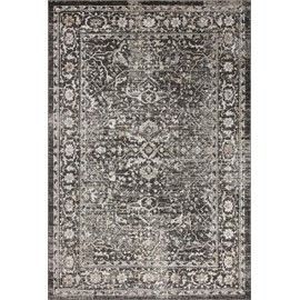 Loloi II Odette Collection ODT-01 Charcoal/Silver 5'-3" x 7'-9" Area Rug