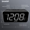 Sharp Alarm Clock Jumbo Easy to Read Display – 3
