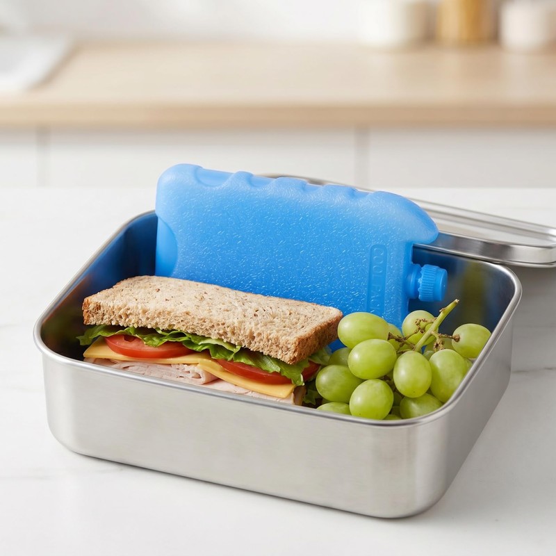 6pcs Ice Packs for Lunch Boxes, Slim Design Reusable Freezer