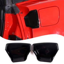 Lcojicep ABS Door Handle Bowl Cover Decorative Trim Compatible with Corvette C6 2005-2013，Exterior Door Handle Bowl Cover Protector Outer Door Decoration Frame Trim Accessories (Piano Black)