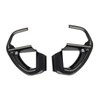 Cubierta de volante de fibra de carbono, accesorios para Toyota