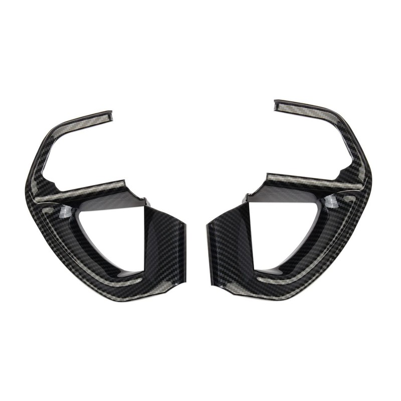 Cubierta de volante de fibra de carbono, accesorios para Toyota