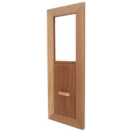 Ladieshow Wood Sauna Vent 13.4x5.1x0.4in Sauna Ventilation, Sauna Vent Wooden Ventilation Grille Steam Room Sauna Room Air Ventilation Panel Cedar Wood Air Vent Grille Sauna Accessory