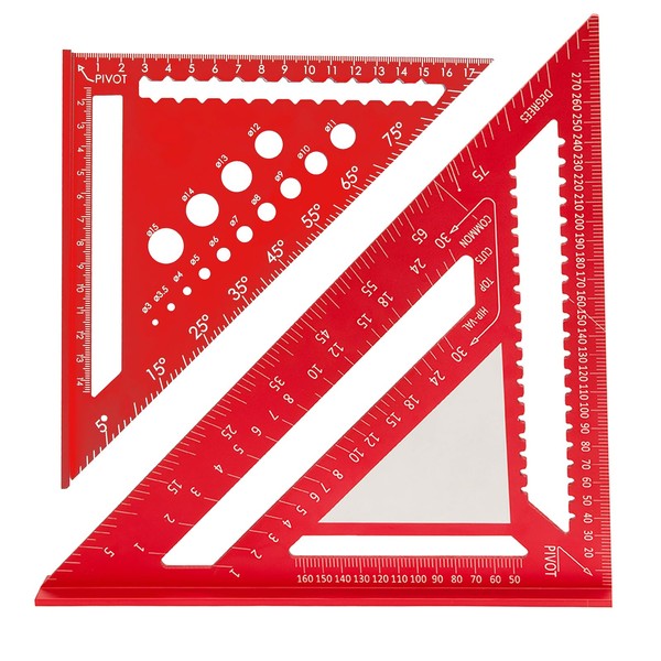 Beslands Rafter Square Metric 300mm/12 inch with Note Surface &