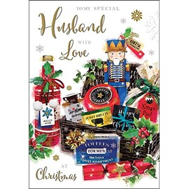 Jonny Javelin Special Husband At Christmas Card Nutcracker Hamper