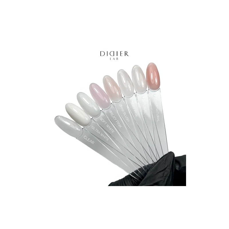 Didier Lab Premium Fiber Builder Gel Clear - Self-Leveling HEMA-Free
