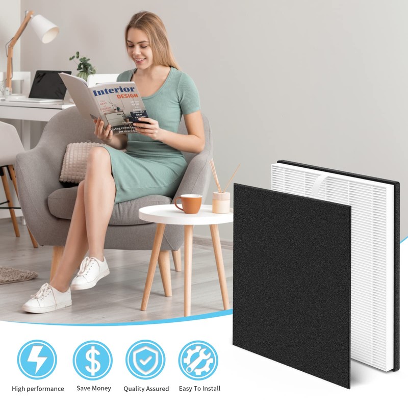 MD1-0022 Replacement Filter Compatible with Vornado Air Puri-fier Model AC300,